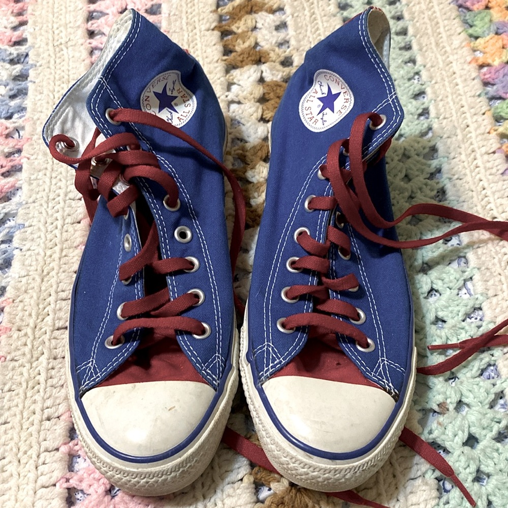 Converse Chuck Taylor Red White and Blue All-Star High-Tops M9.5 W11.5